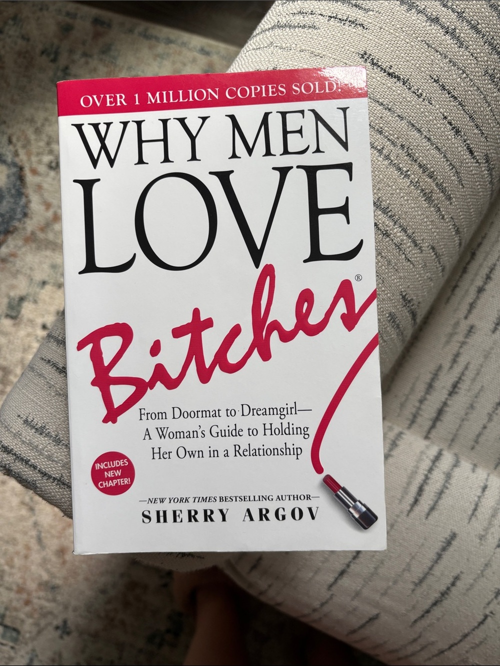 'Why Men Love Bitches' - White & Red Paperback
